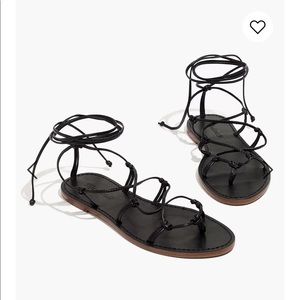 Madewell Boardwalk Lace Up Sandals